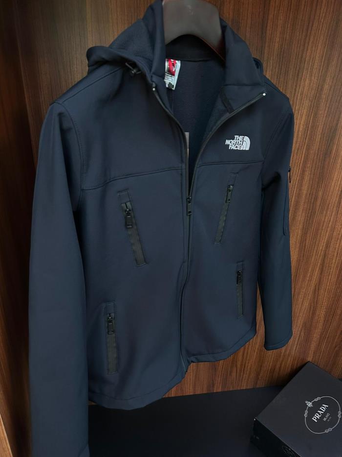 Nakış Logolu İç Kısmı Polarlı Softshell Mont