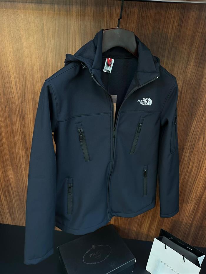 Nakış Logolu İç Kısmı Polarlı Softshell Mont