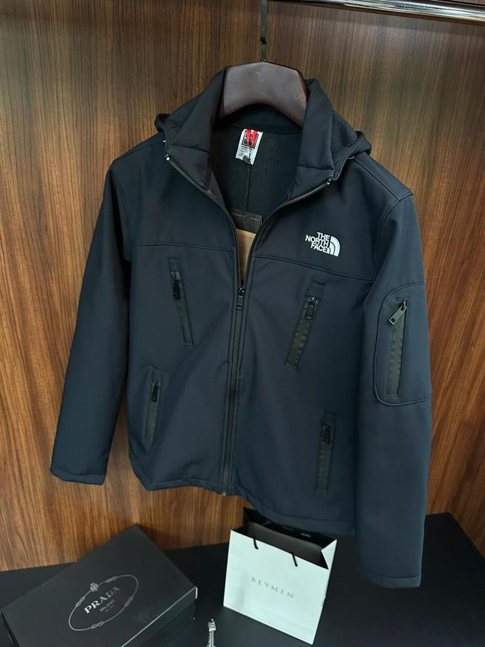 Nakış Logolu İç Kısmı Polarlı Softshell Mont
