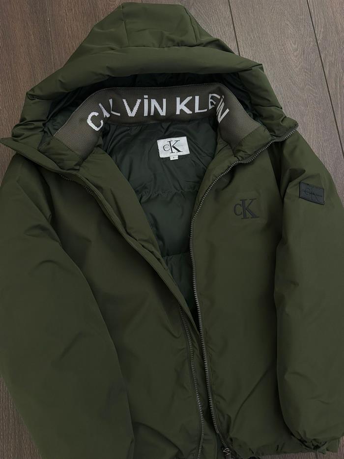 Silikon Kabartma Logolu Puf Şişme  Mont