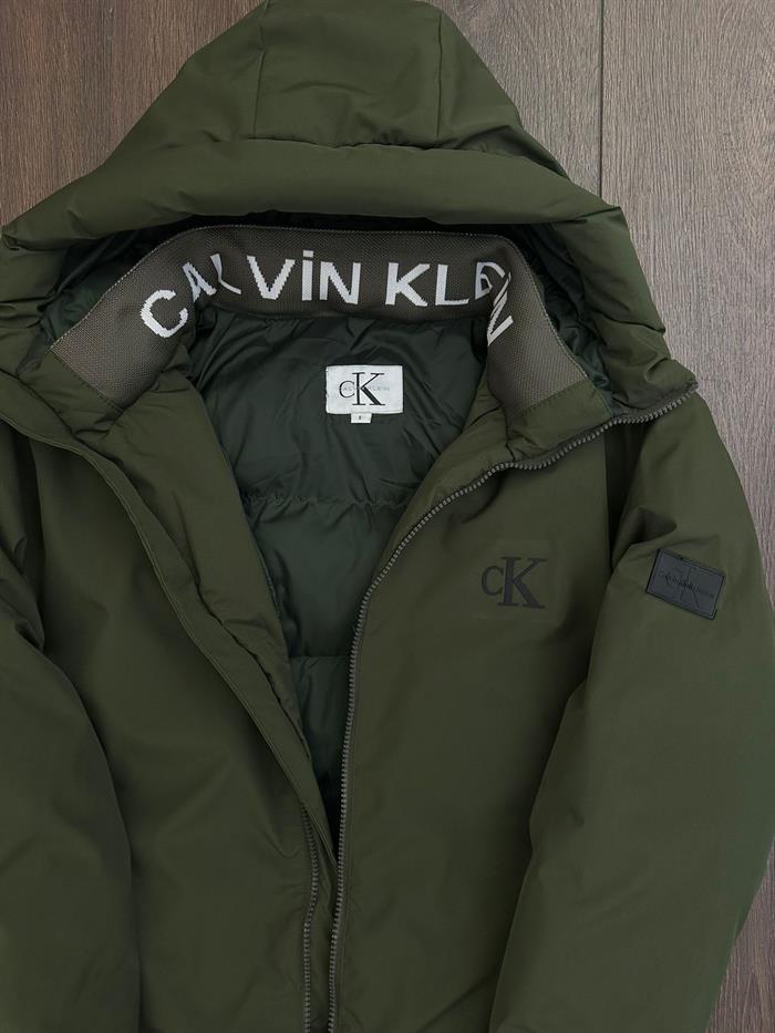 Silikon Kabartma Logolu Puf Şişme  Mont