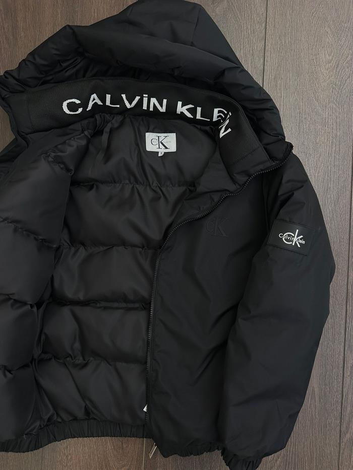 Silikon Kabartma Logolu Puf Şişme  Mont