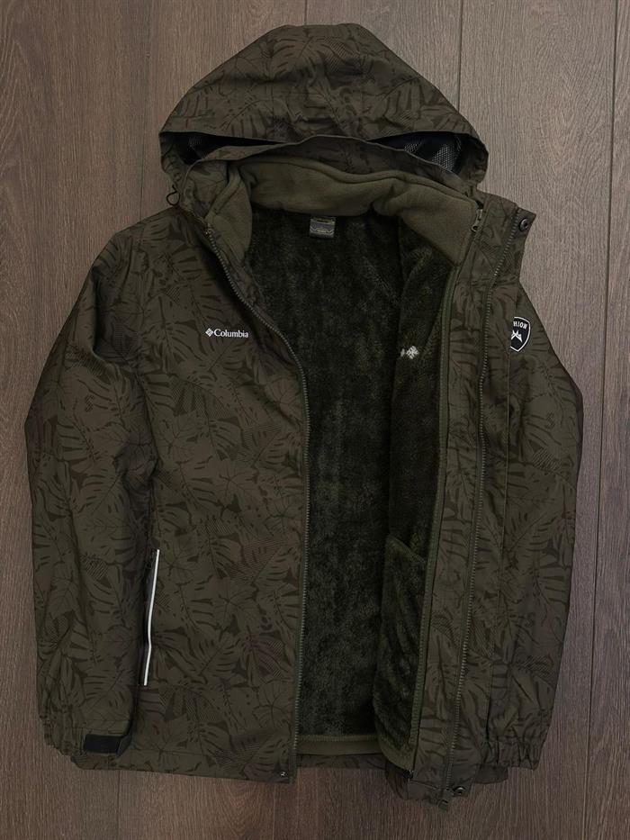 Yaprak Desenli 3in1 Kar Montu