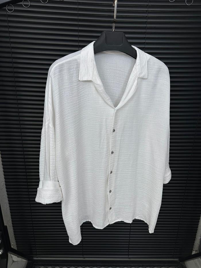 Güpe Yakalı Gömlek