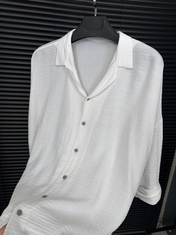 Güpe Yakalı Gömlek