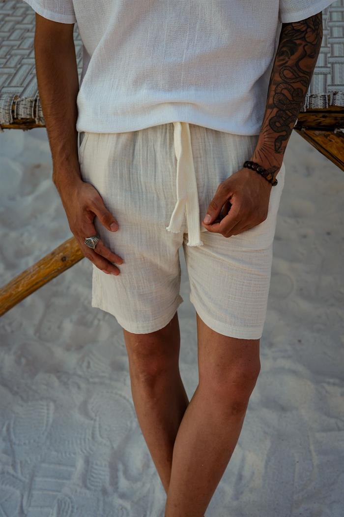 Müslin Kumaş Şort