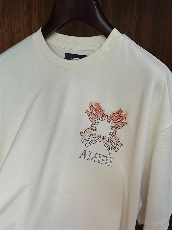 Ma Quad Flames Logo Print Oversize T-Shirt