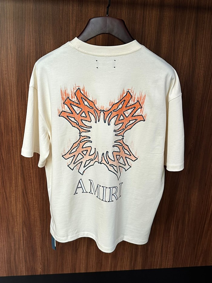 Ma Quad Flames Logo Print Oversize T-Shirt