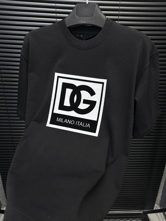 Mılano Italıa Baskılı Oversize T-Shirt - Siyah