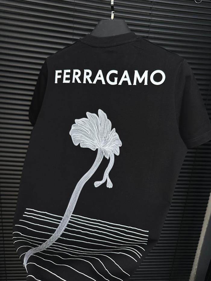 Palazzo Spini Feroni Baskılı Oversize T-Shirt 