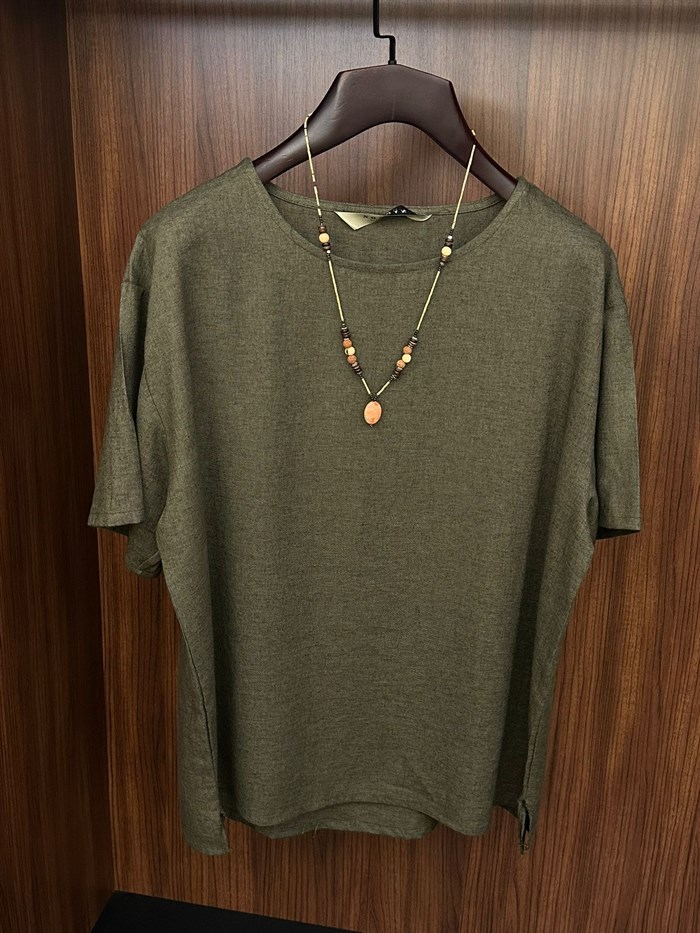 Rio Oversize Keten T-Shirt