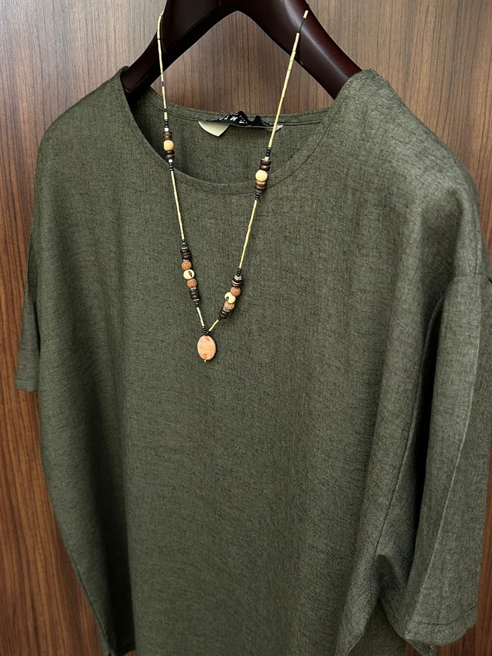 Rio Oversize Keten T-Shirt