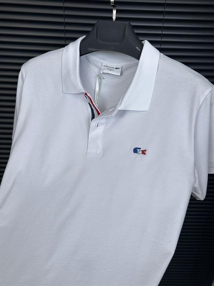 Nakış Armalı Yakalı T-Shirt