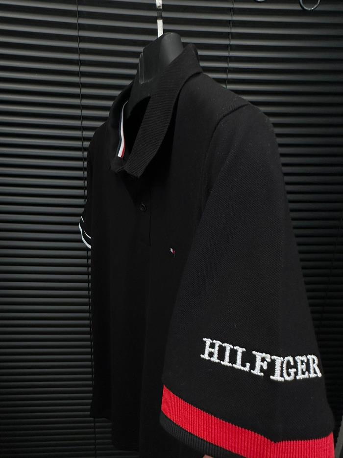 Nakış Armalı Yakalı T-Shirt 