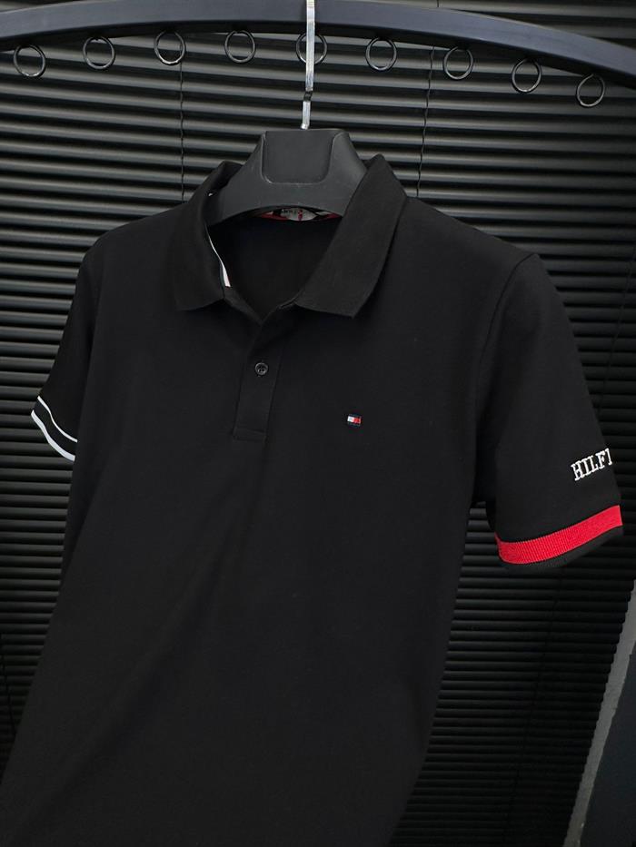 Nakış Armalı Yakalı T-Shirt 