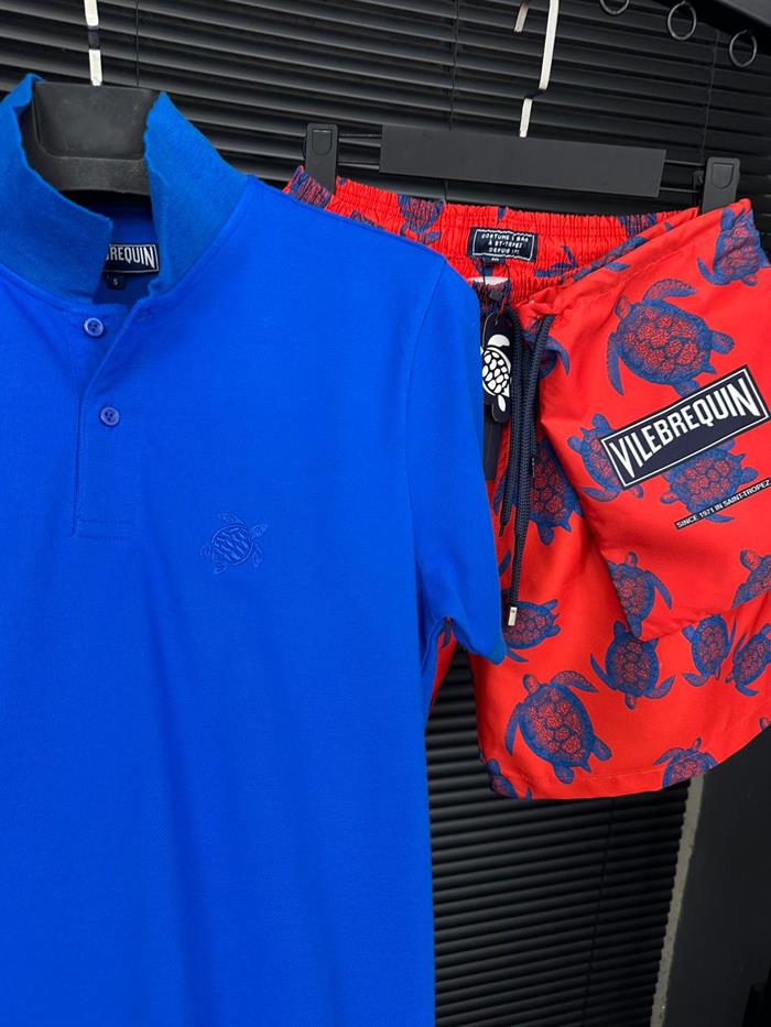 Nakış Logolu Ense Yazılı Yakalı T-Shirt