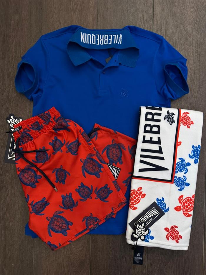 Nakış Logolu Ense Yazılı Yakalı T-Shirt