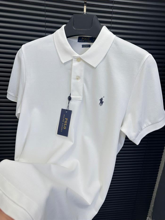 Nakış Logolu Yakalı T-Shirt