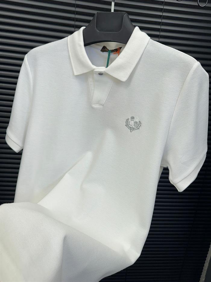 Nakış Logolu Yakalı T-Shirt