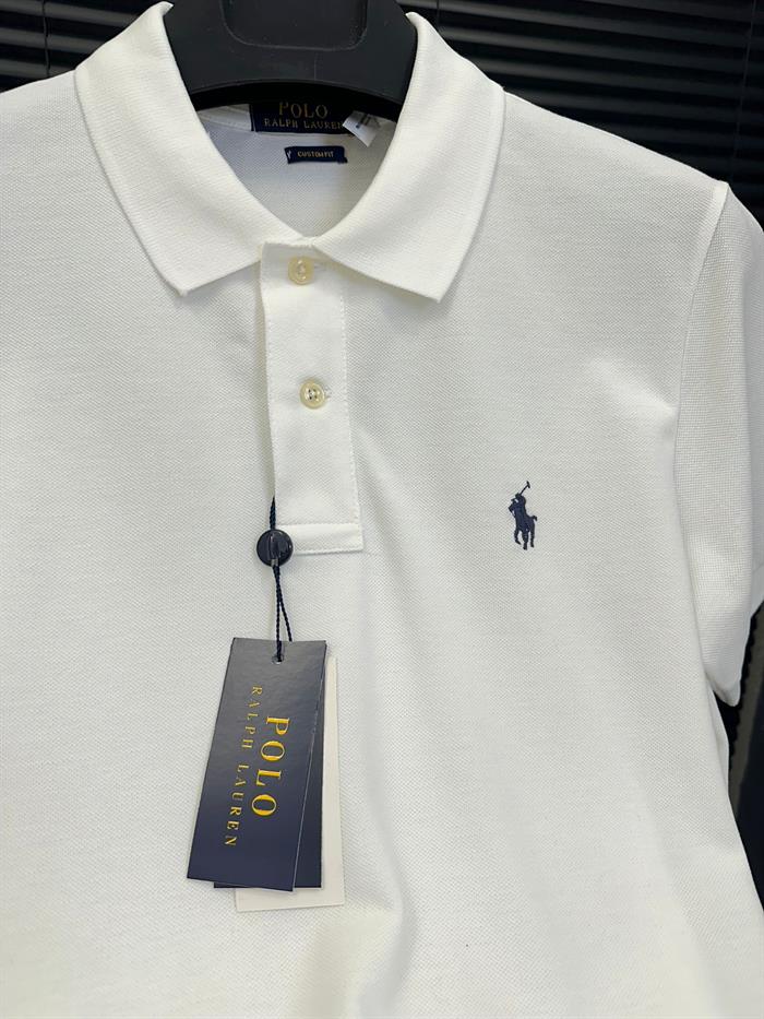 Nakış Logolu Yakalı T-Shirt