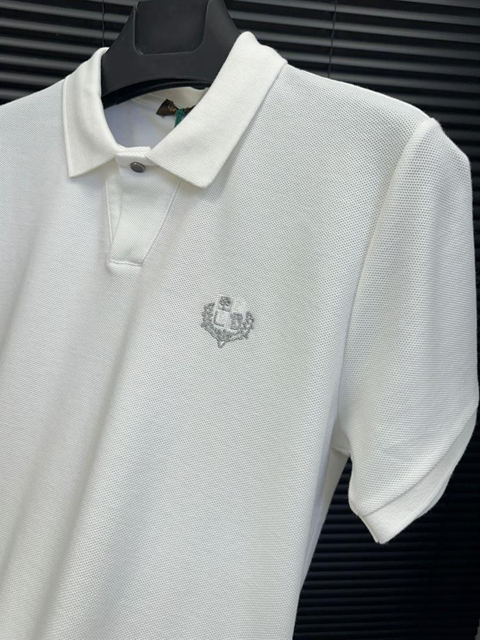 Nakış Logolu Yakalı T-Shirt