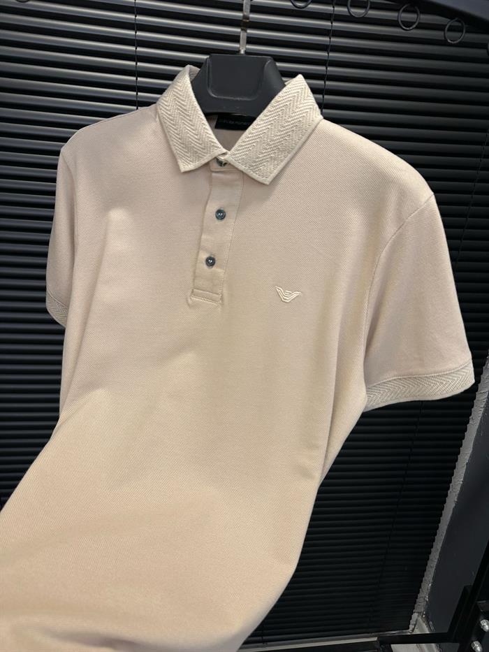 Nakış Logolu Yakalı T-Shirt
