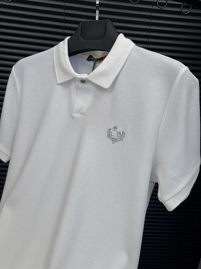 Nakış Logolu Yakalı T-Shirt