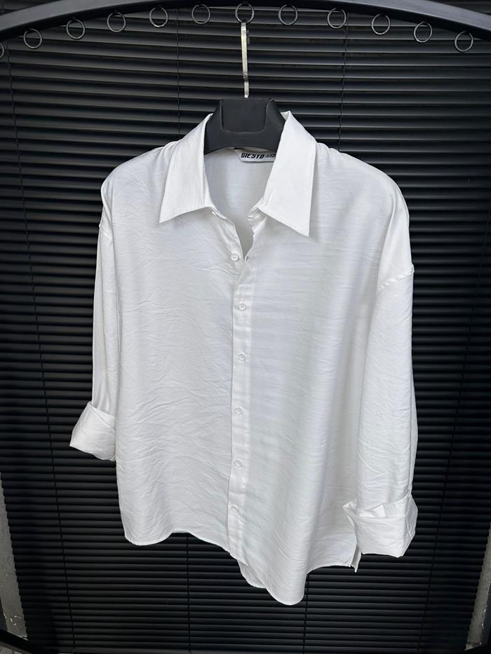 Tencel Kumaş Yakalı Klasik Gömlek