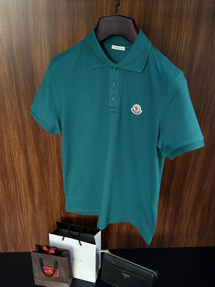 Nakış Logo Ve Yaka Detaylı Yakalı T-Shirt