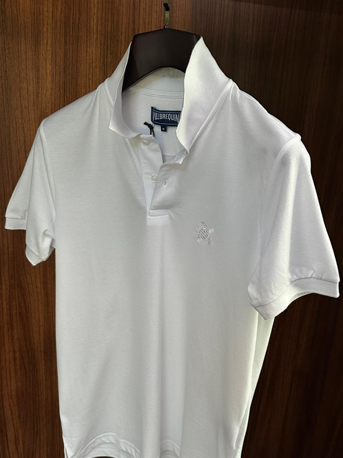 Nakış Logolu Ense Yazılı Yakalı T-Shirt