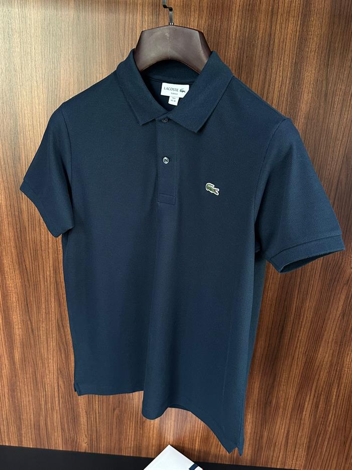 Nakış Logolu Pike Kumaş Yakalı T-Shirt