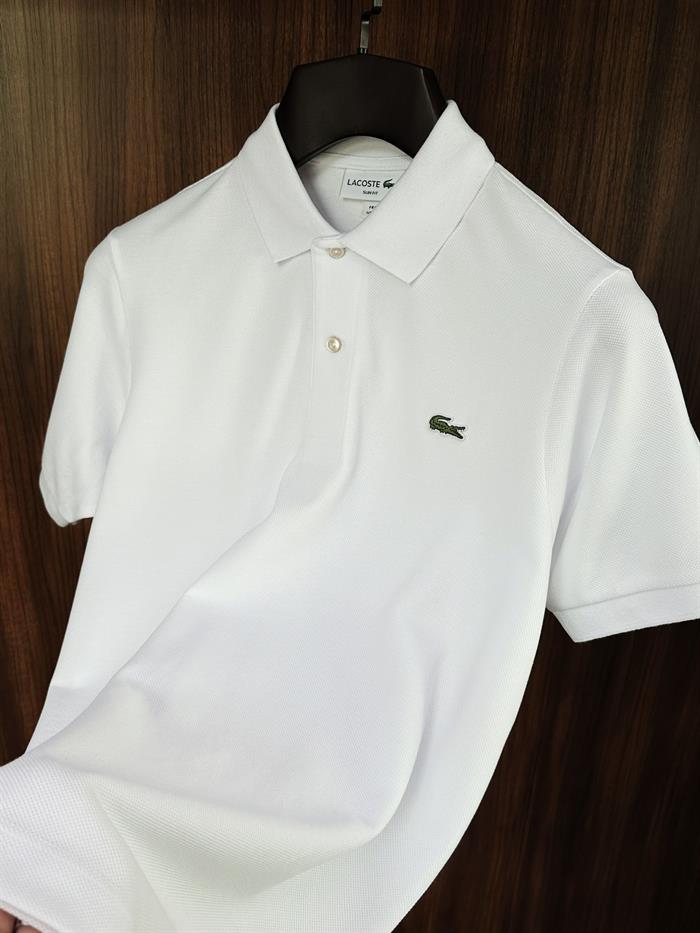Nakış Logolu Pike Kumaş Yakalı T-Shirt