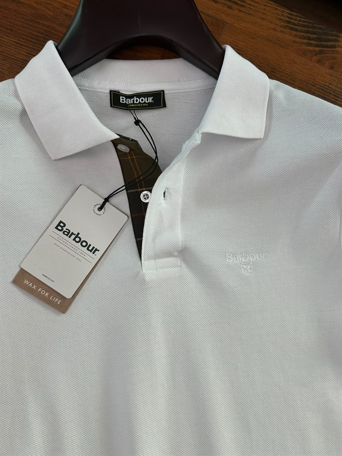 Nakış Logolu Pike Kumaş Yakalı T-Shirt