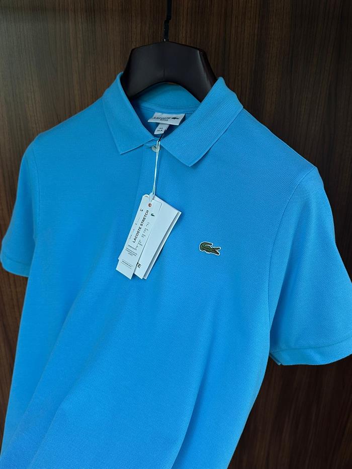 Nakış Logolu Pike Kumaş Yakalı T-Shirt