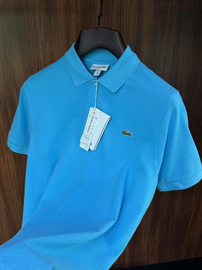 Nakış Logolu Pike Kumaş Yakalı T-Shirt