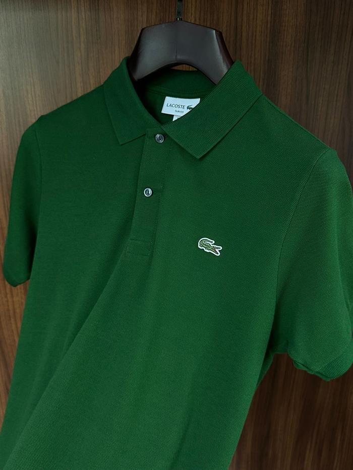 Nakış Logolu Pike Kumaş Yakalı T-Shirt
