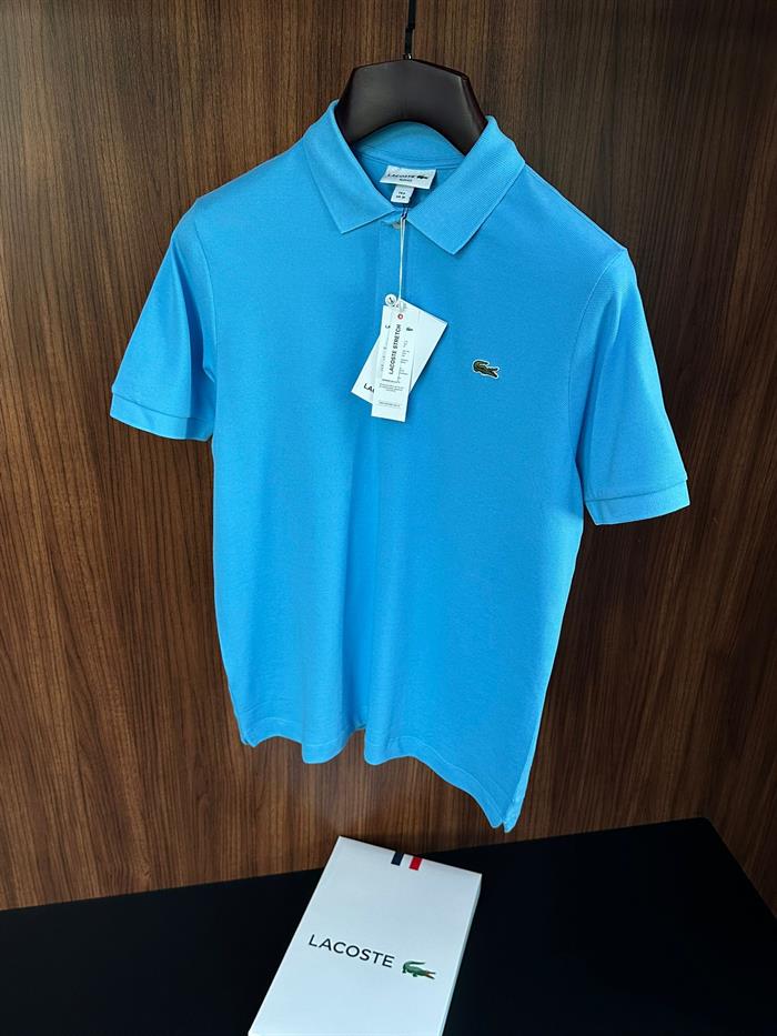 Nakış Logolu Pike Kumaş Yakalı T-Shirt