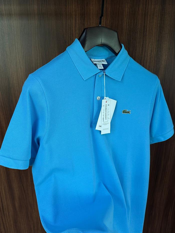 Nakış Logolu Pike Kumaş Yakalı T-Shirt