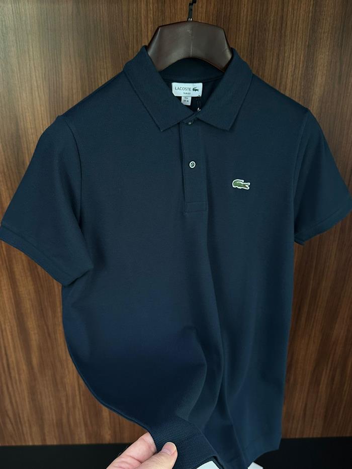Nakış Logolu Pike Kumaş Yakalı T-Shirt