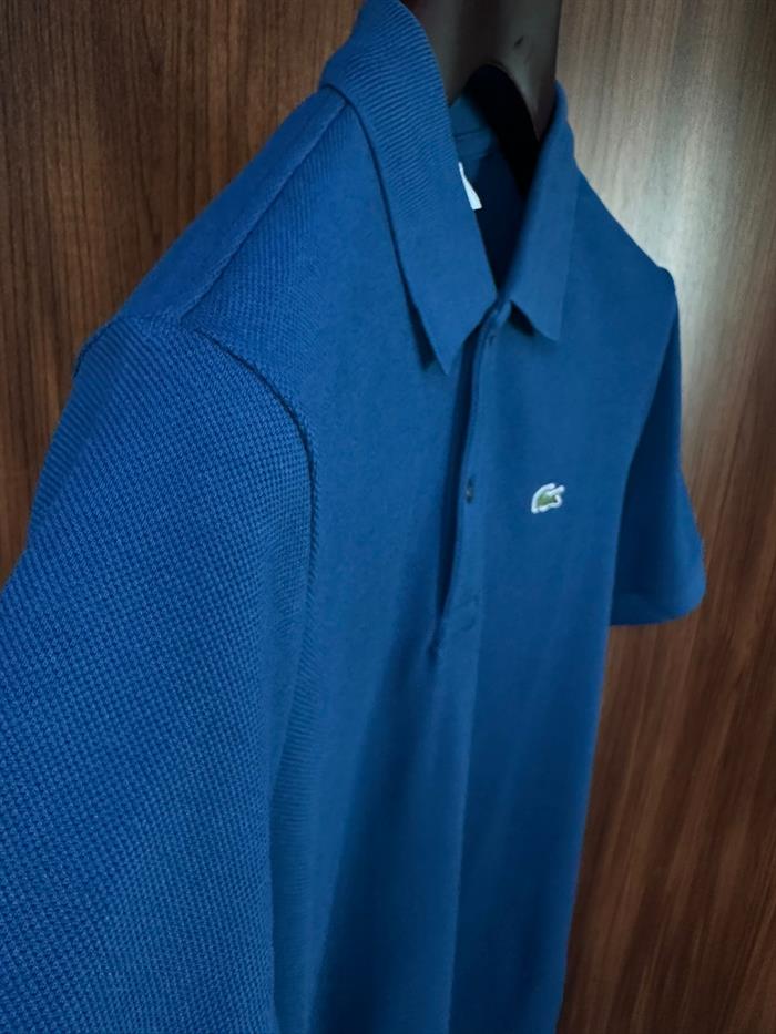Nakış Logolu Pike Kumaş Yakalı T-Shirt