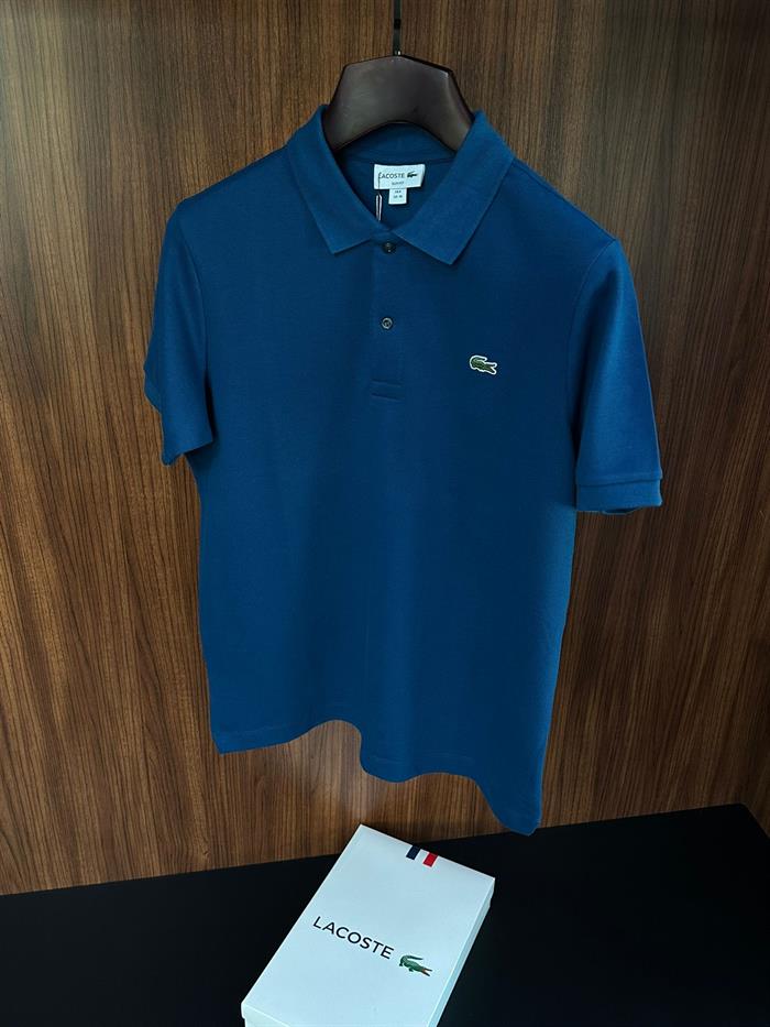 Nakış Logolu Pike Kumaş Yakalı T-Shirt