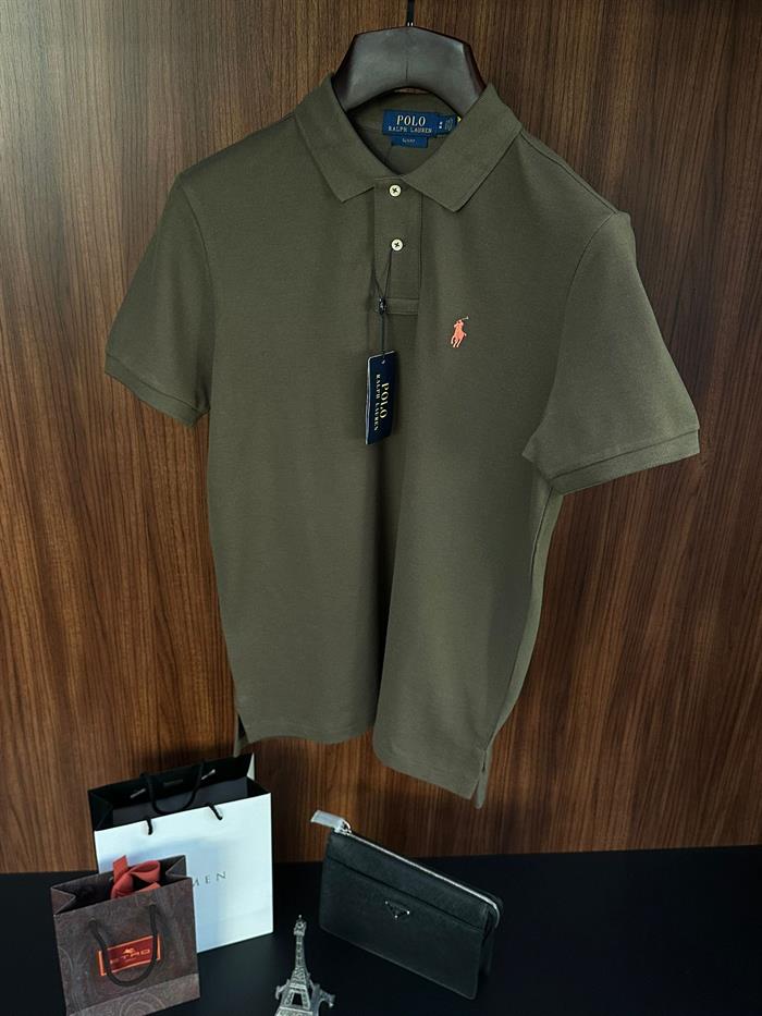 Nakış Logolu Yakalı T-Shirt