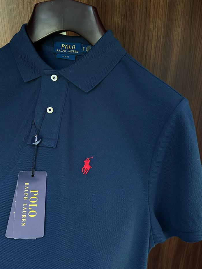 Nakış Logolu Yakalı T-Shirt