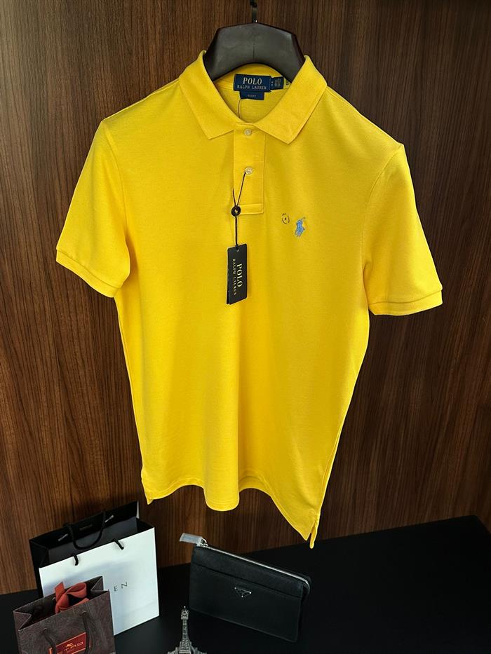Nakış Logolu Yakalı T-Shirt