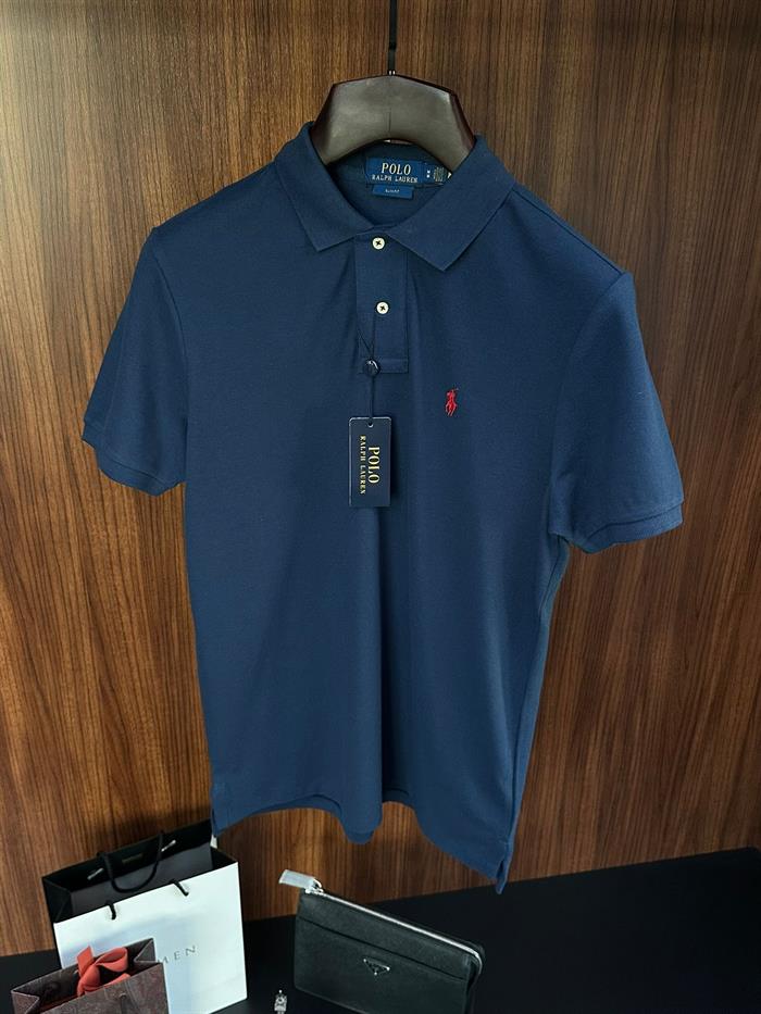 Nakış Logolu Yakalı T-Shirt
