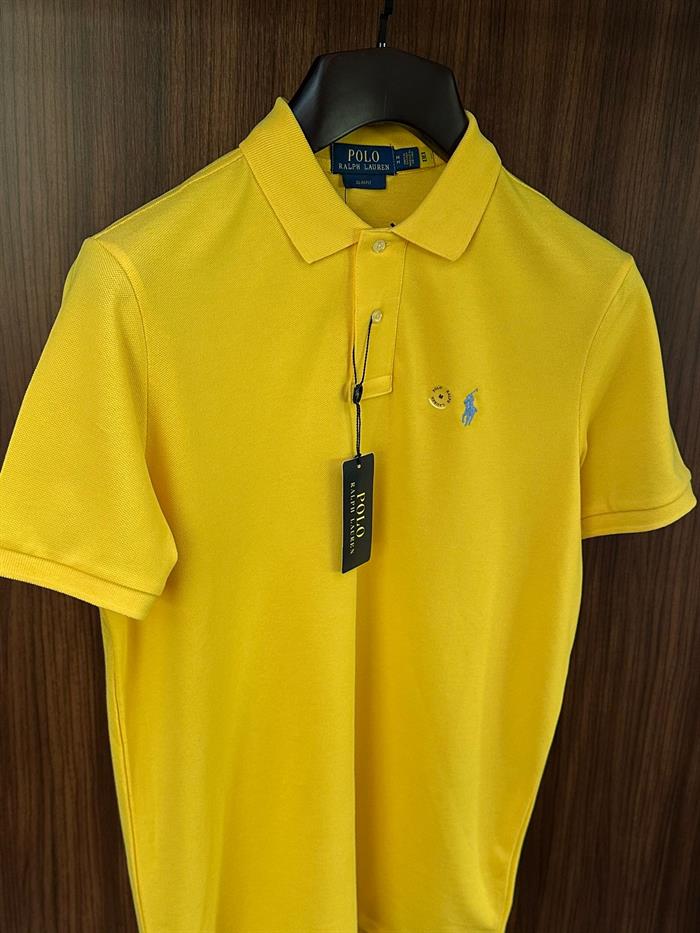 Nakış Logolu Yakalı T-Shirt