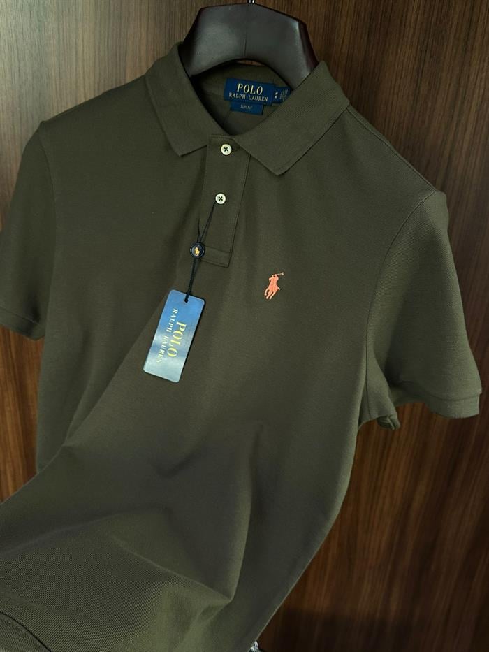 Nakış Logolu Yakalı T-Shirt