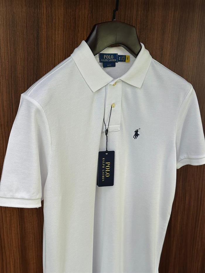Nakış Logolu Yakalı T-Shirt