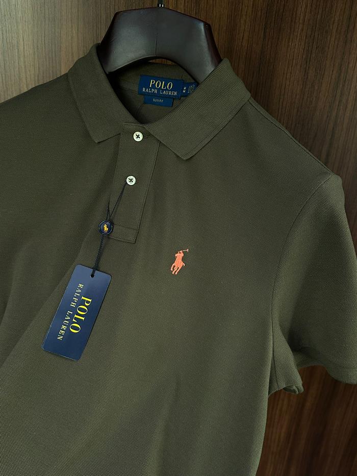 Nakış Logolu Yakalı T-Shirt