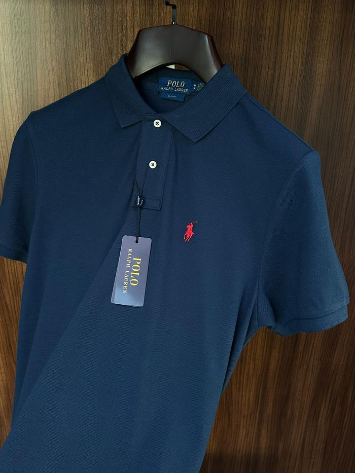 Nakış Logolu Yakalı T-Shirt